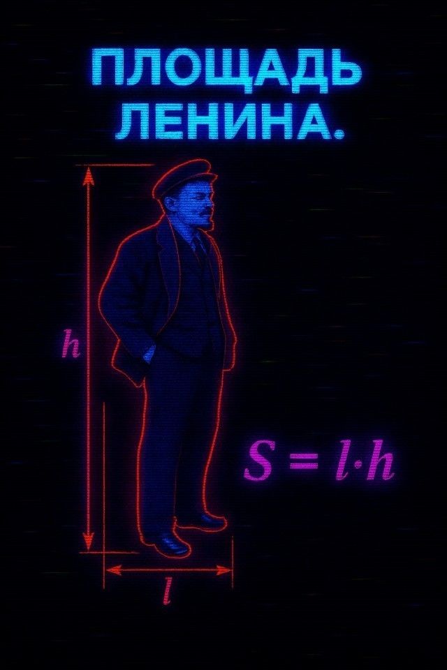 ПЛОЩАДЬ ЛЕНИНА. S = l · h