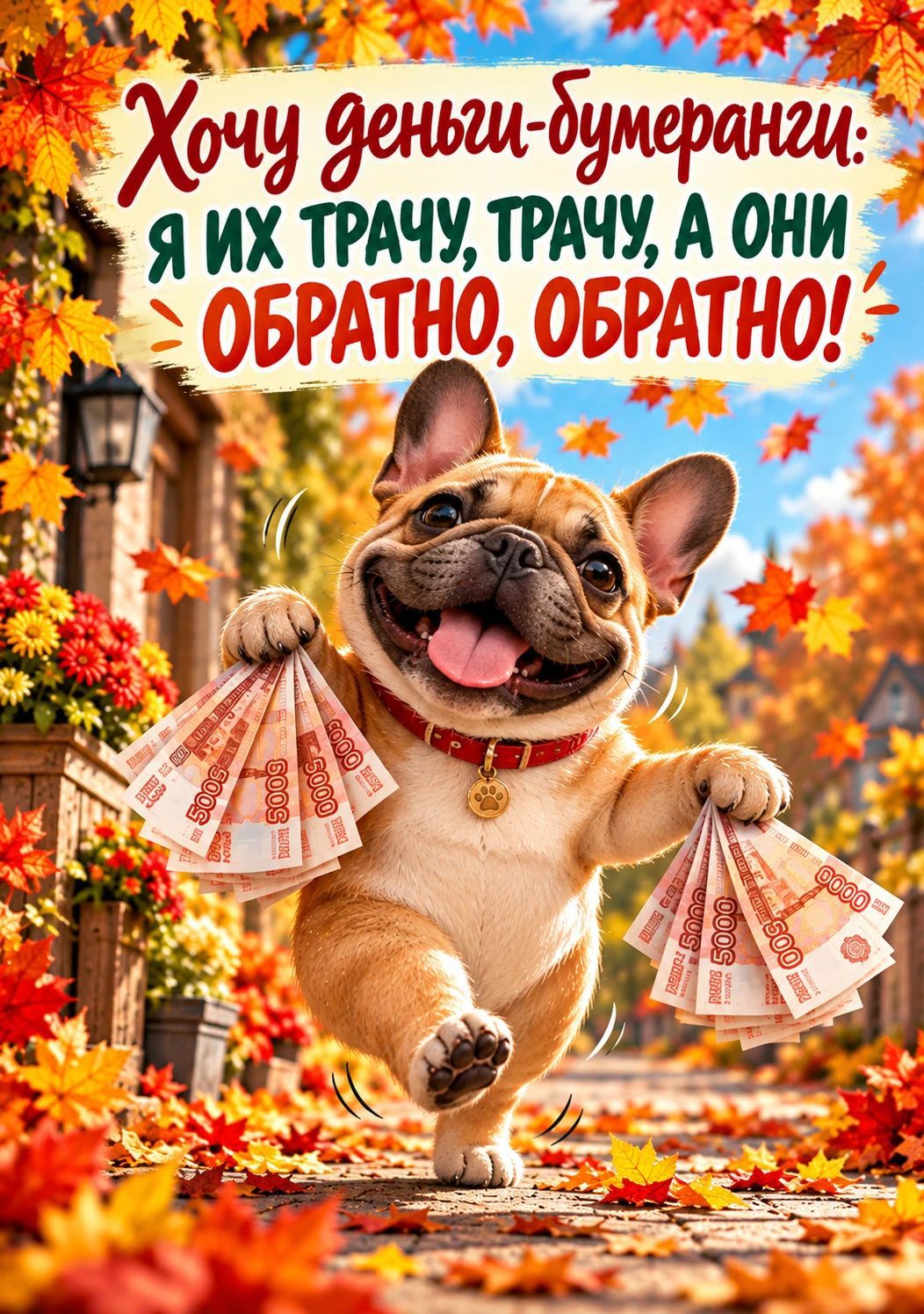 Хочу деньги-бумеранги: я их трачу, трачу, а они обратно, обратно!