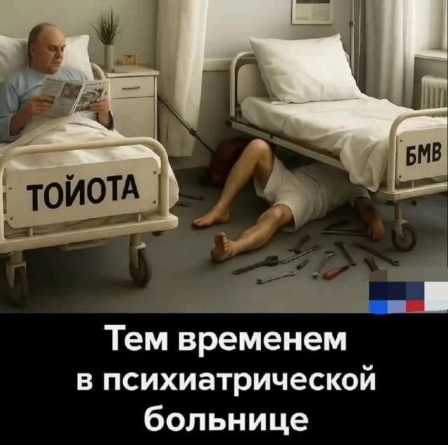 ТОЙОТА БМВ Тем временем в психиатрической больнице