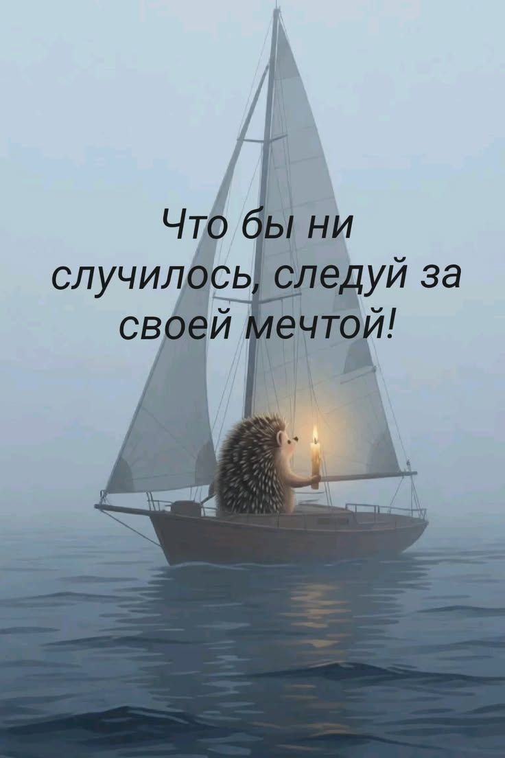 Что бы ни случилось, следуй за своей мечтой!