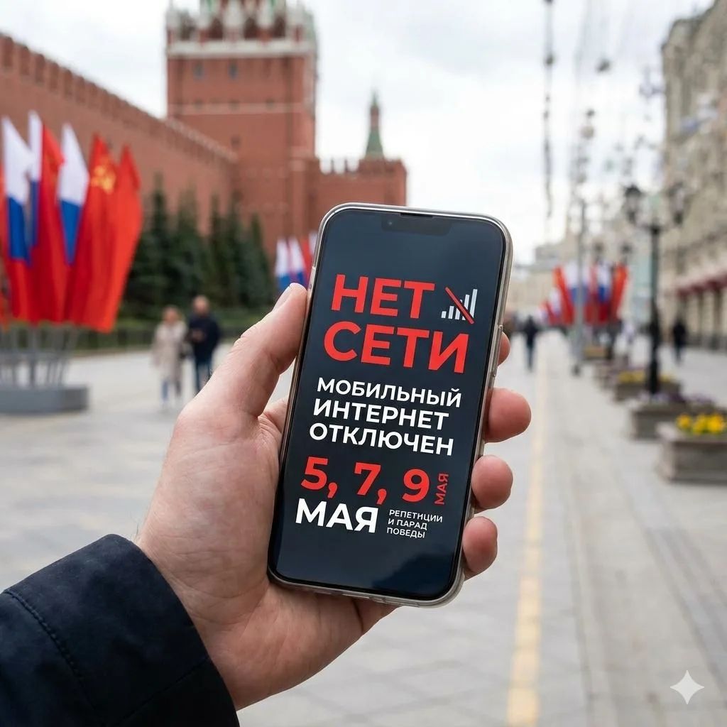 НЕТ СЕТИ МОБИЛЬНЫЙ ИНТЕРНЕТ ОТКЛЮЧЕН 5, 7, 9 МАЯ РЕПЕТИЦИИ И ПАРАД ПОБЕДЫ
