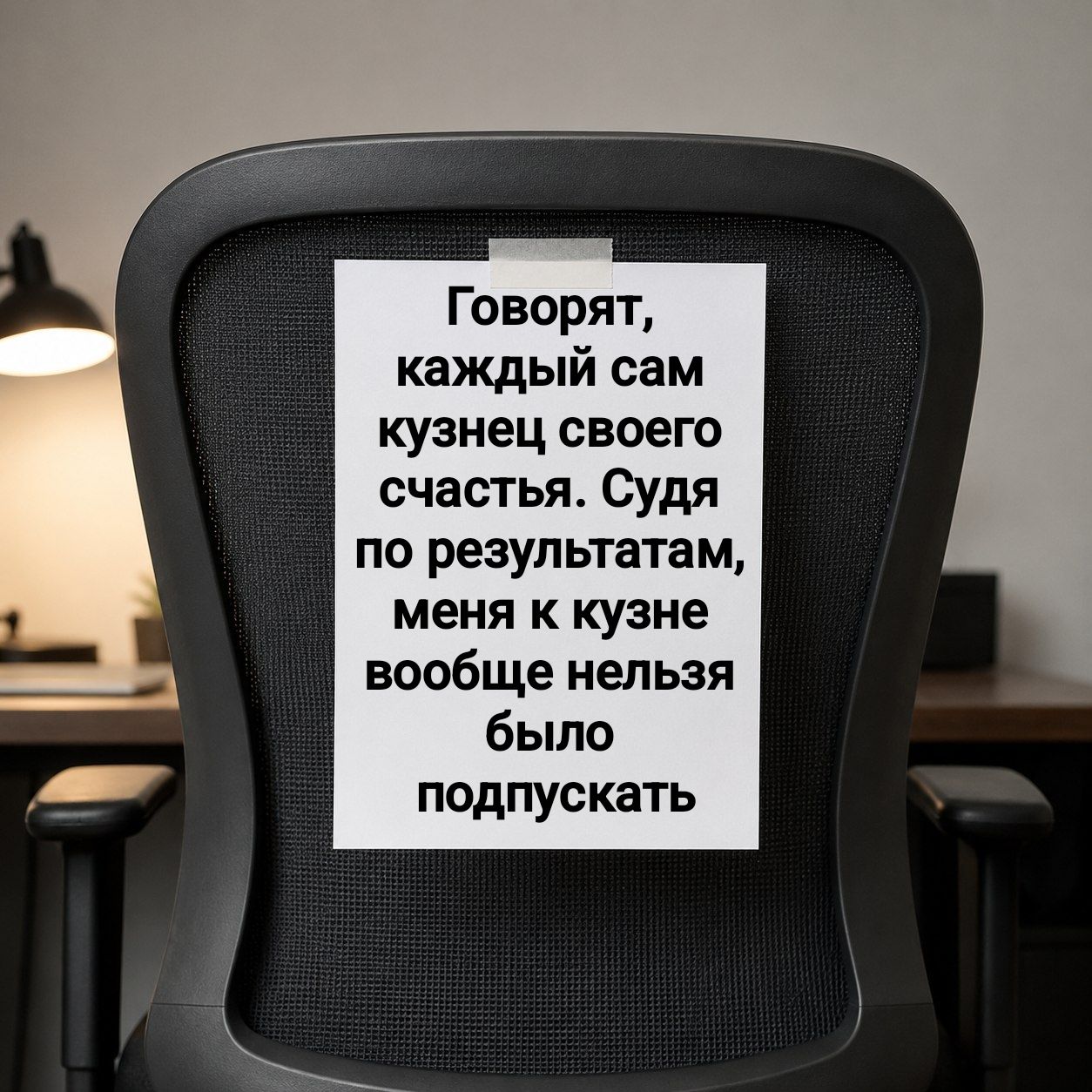 Говорят, каждый сам кузнец своего счастья. Судя по результатам, меня к кузне вообще нельзя было подпускать