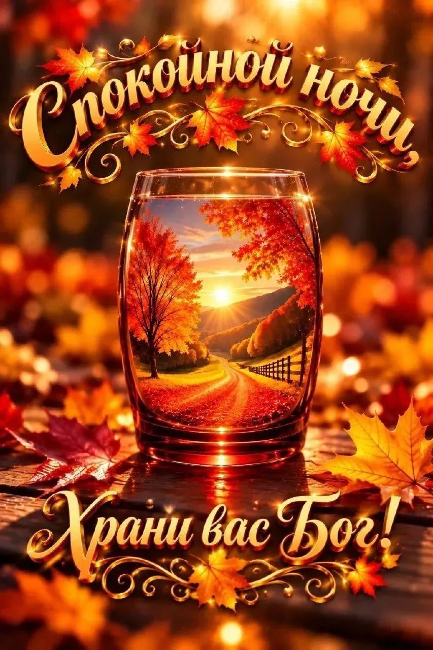 Спокойной ночи, Храни вас Бог!