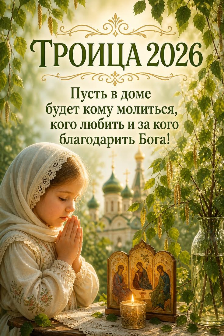 ТРОИЦА 2026 Пусть в доме будет кому молиться, кого любить и за кого благодарить Бога!