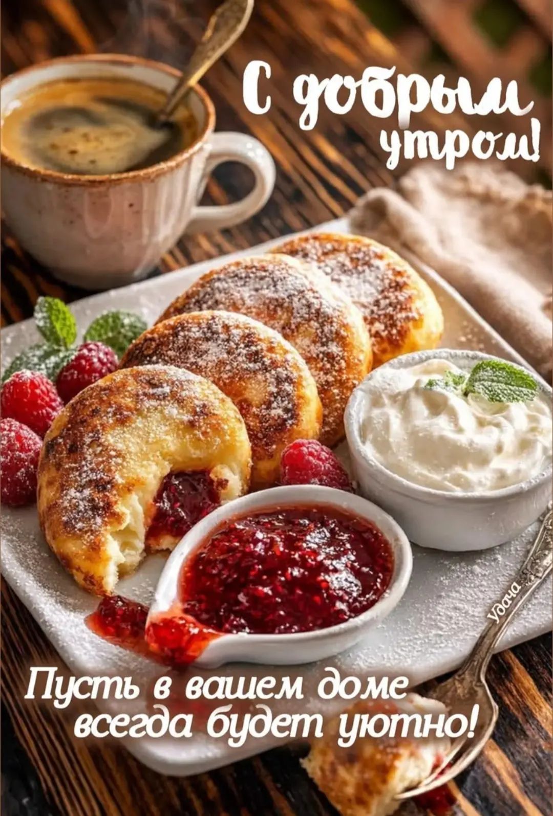 С добрым утром! Пусть в вашем доме всегда будет уютно!