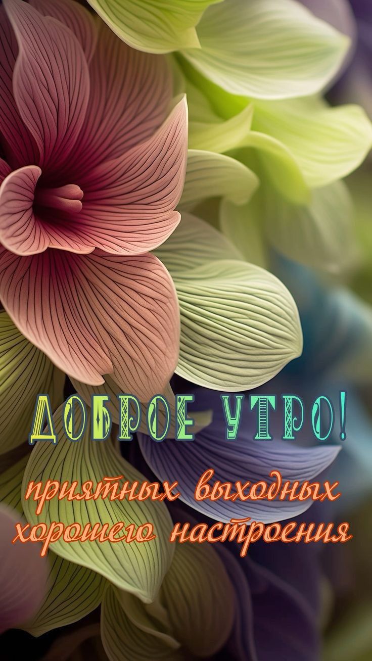 ДОБРОЕ УТРО! приятных выходных хорошего настроения