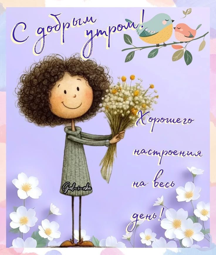С добрым утром! Хорошего настроения на весь день!