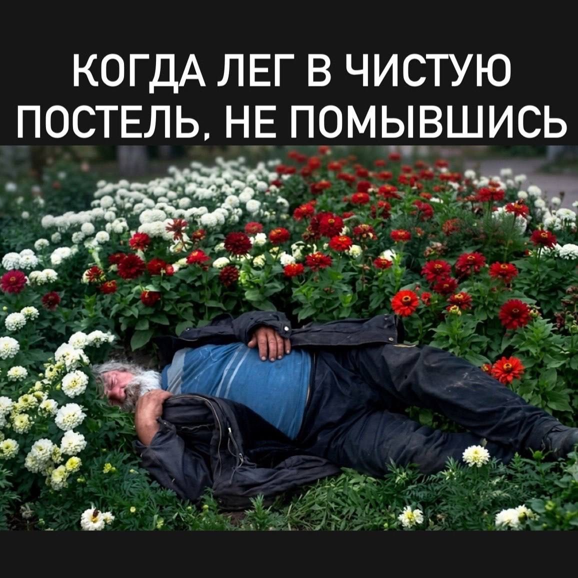 КОГДА ЛЕГ В ЧИСТУЮ ПОСТЕЛЬ, НЕ ПОМЫВШИСЬ