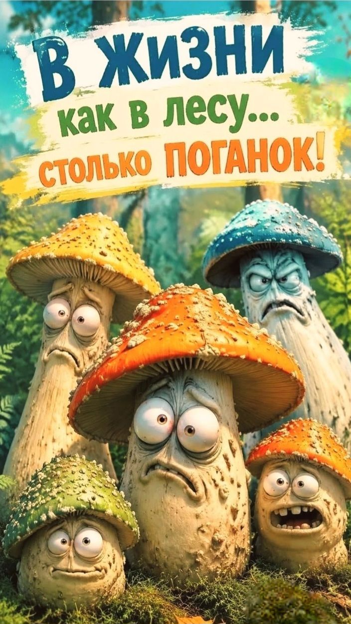 В жизни как в лесу... столько поганок!