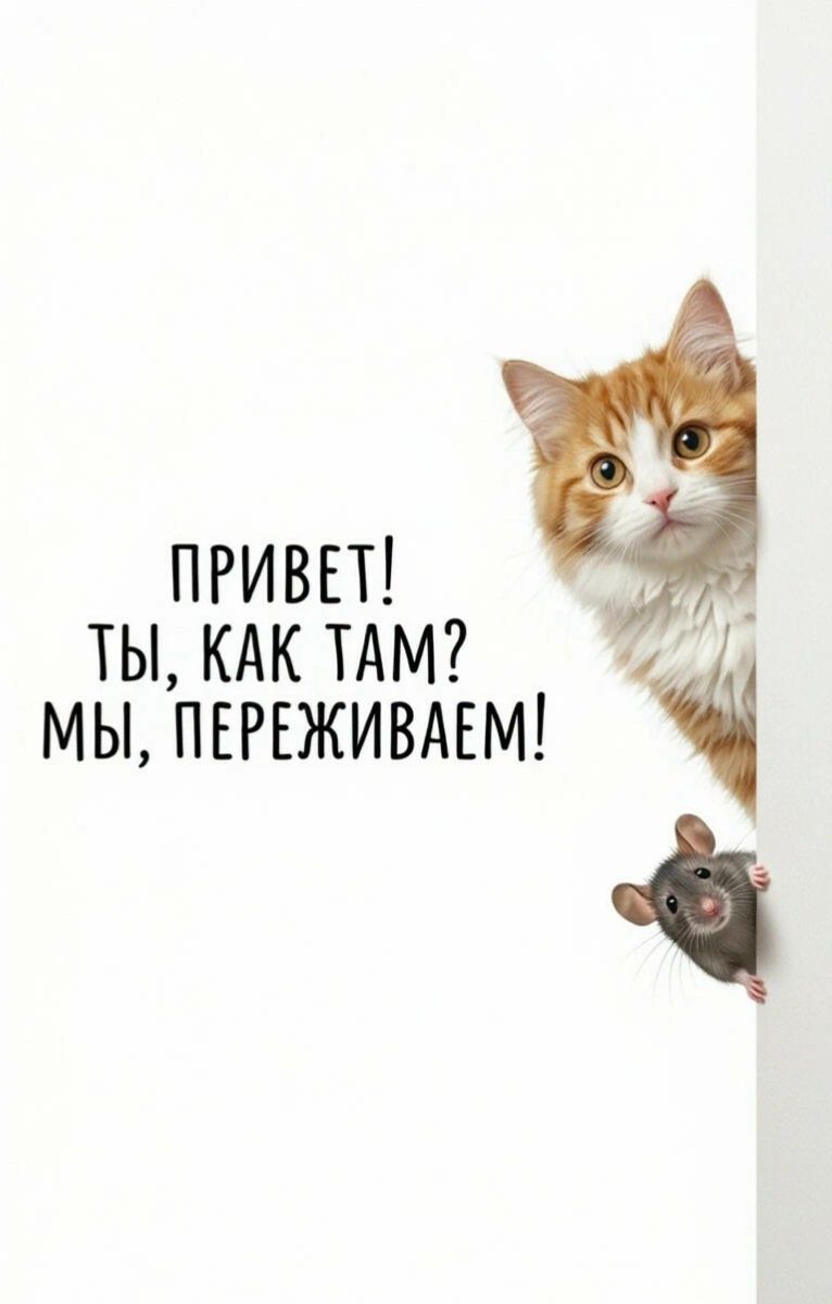 ПРИВЕТ! ТЫ, КАК ТАМ? МЫ, ПЕРЕЖИВАЕМ!
