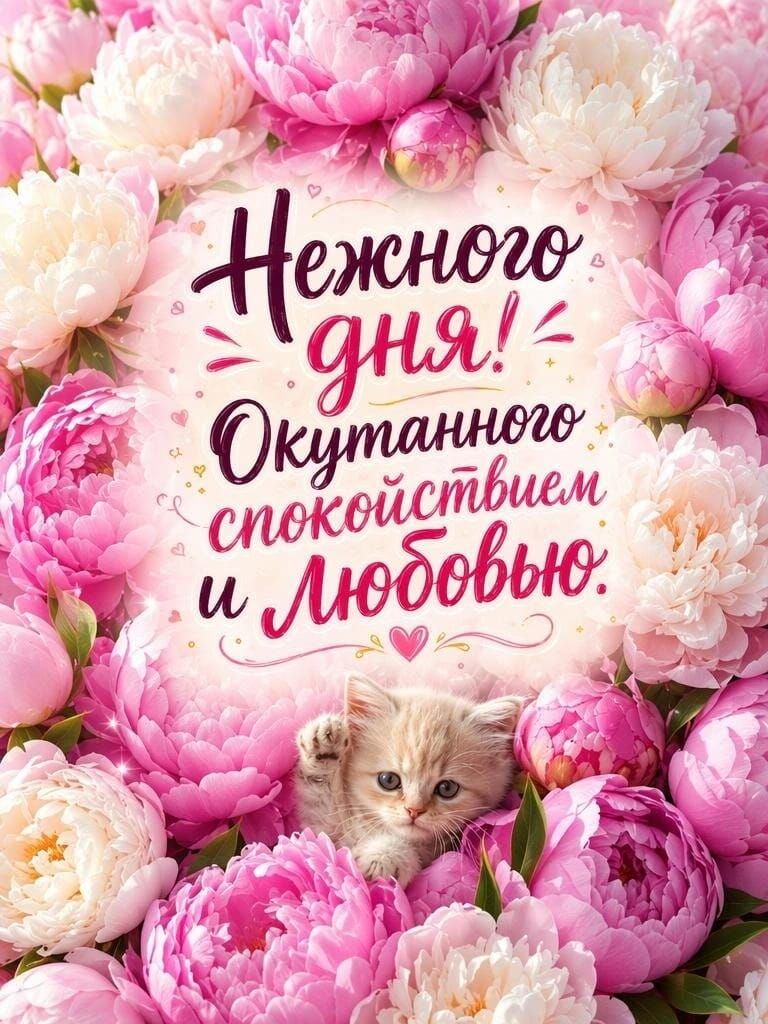 Нежного дня! Окутанного спокойствием и Любовью.