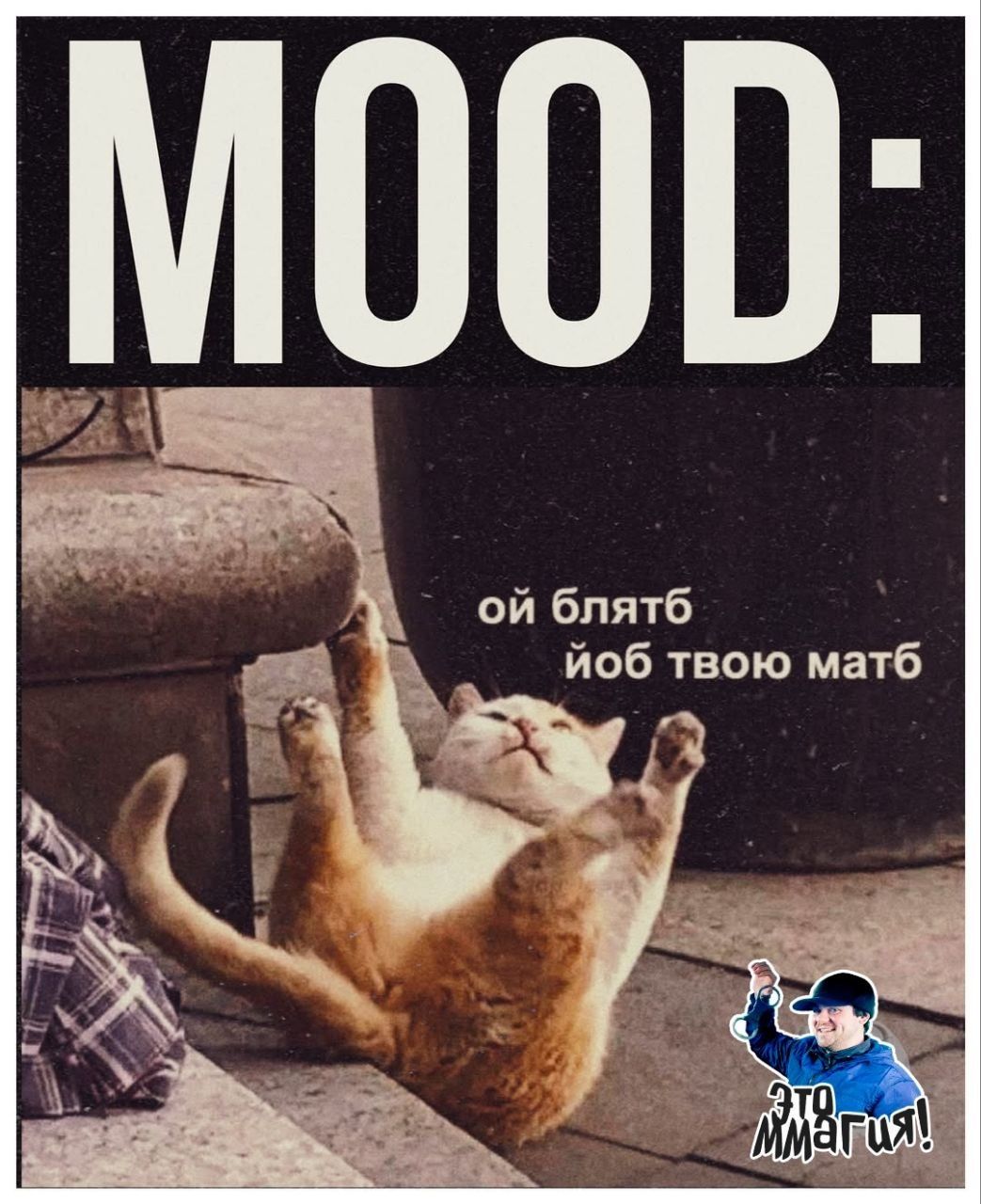 MOOD: ой блять йоб твою мать Это ммагия!