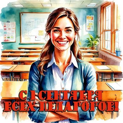 С 1 сентября всех педагогов!