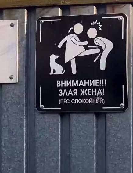 ВНИМАНИЕ!!! ЗЛАЯ ЖЕНА! (пёс спокойный)
