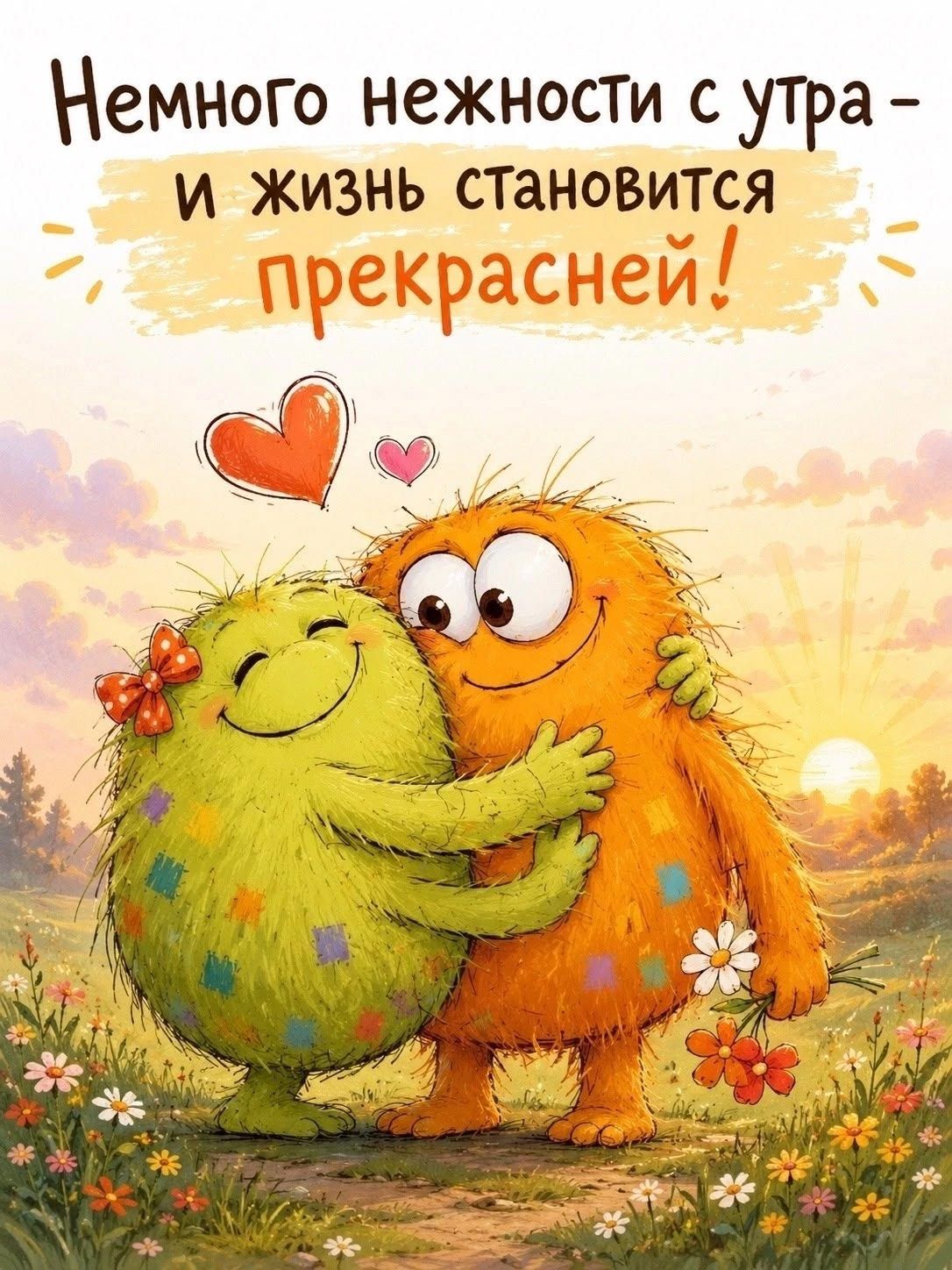 Немного нежности с утра - и жизнь становится прекрасней!