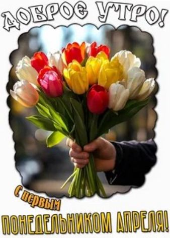ДОБРОЕ УТРО! С первым ПОНЕДЕЛЬНИКОМ АПРЕЛЯ!