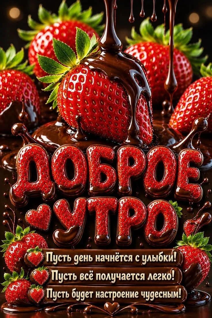 ДОБРОЕ УТРО Пусть день начнётся с улыбки! Пусть всё получается легко! Пусть будет настроение чудесным!