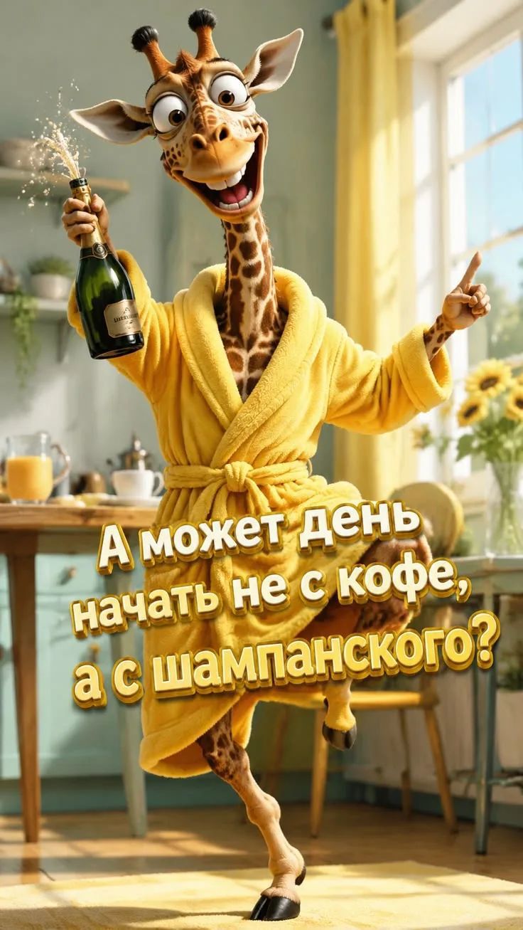 А может день начать не с кофе, а с шампанского?