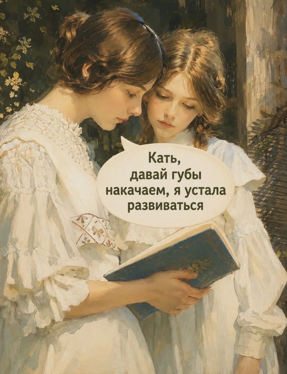 Кать, давай губы накачаем, я устала развиваться