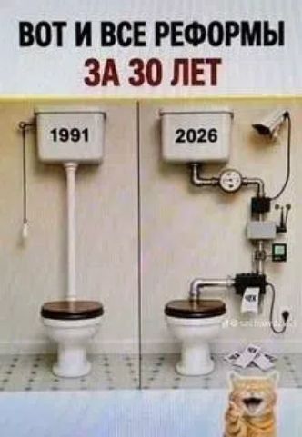 ВОТ И ВСЕ РЕФОРМЫ ЗА 30 ЛЕТ 1991 2026