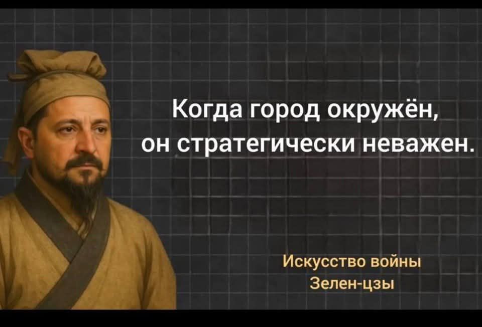 Когда город окружён, он стратегически неважен. Искусство войны Зелен-цзы