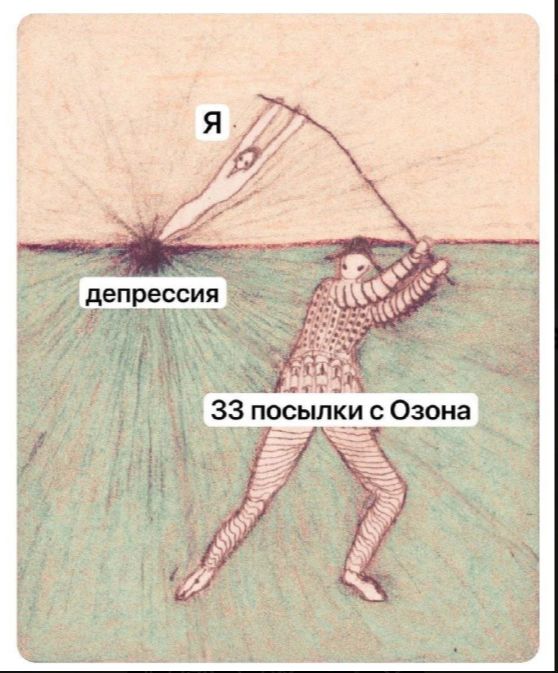 Я депрессия 33 посылки с Озона