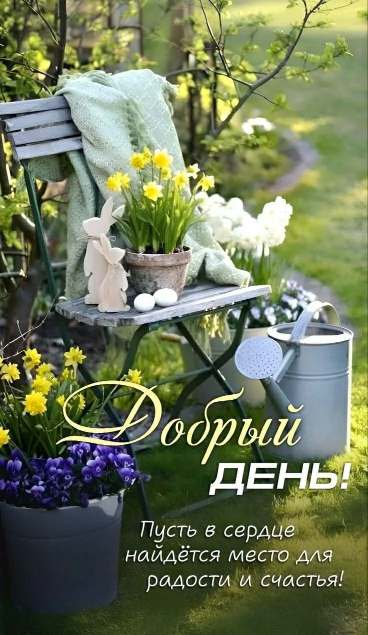Добрый день! Пусть в сердце найдётся место для радости и счастья!