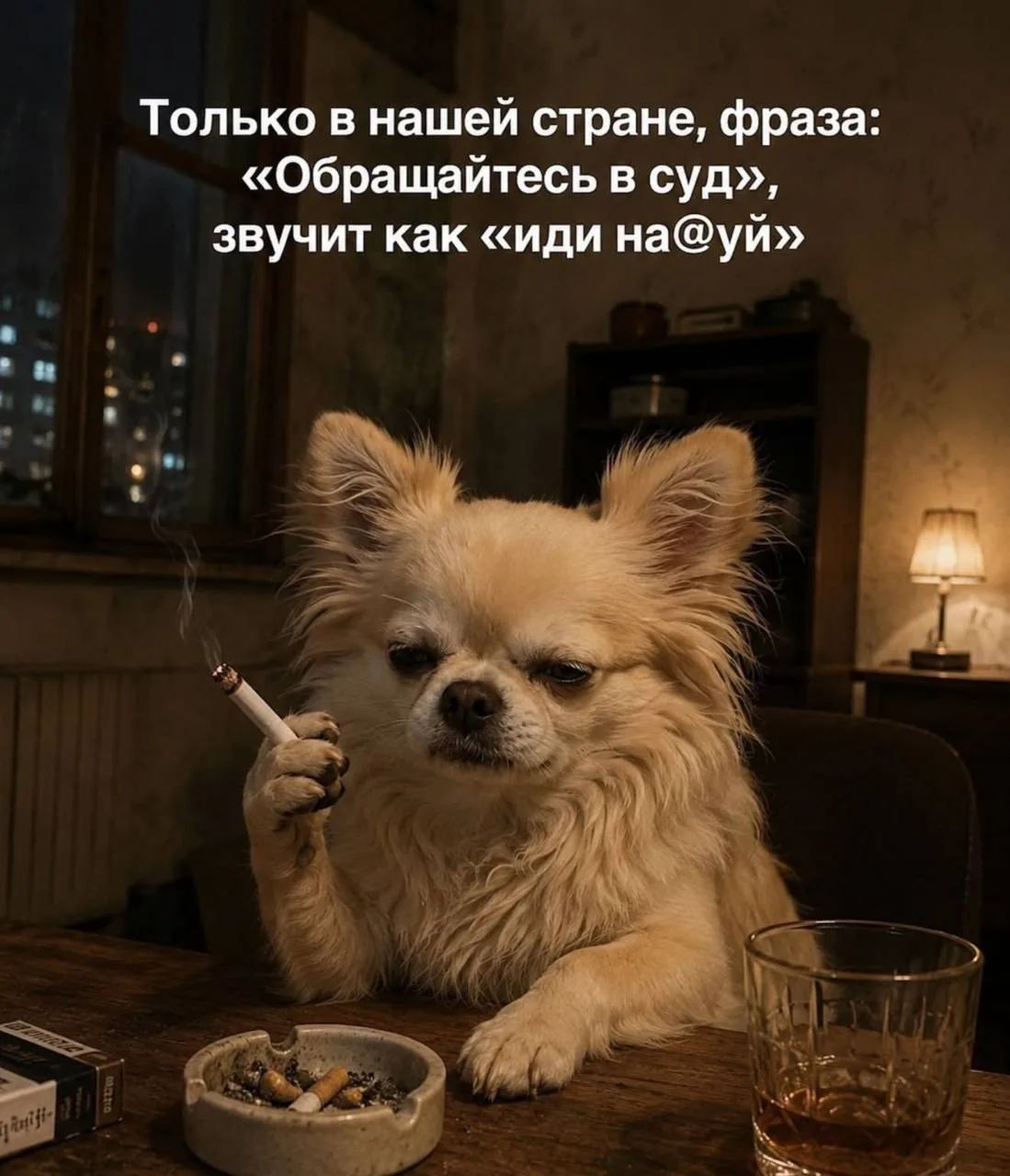 Только в нашей стране, фраза: «Обращайтесь в суд», звучит как «иди на@уй»