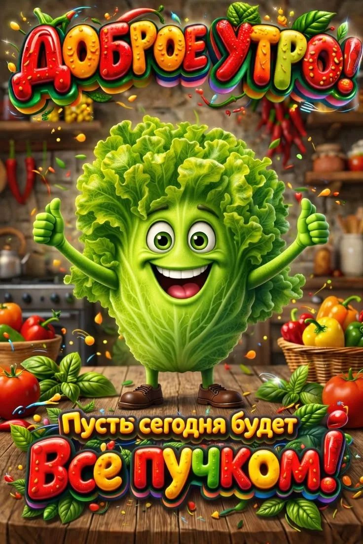 Доброе утро! Пусть сегодня будет Все пучком!