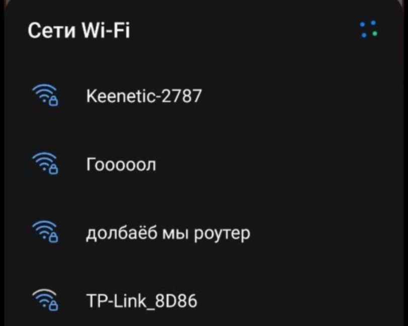 Сети Wi-Fi Keenetic-2787 Гооооол долбаёб мы роутер TP-Link_8D86