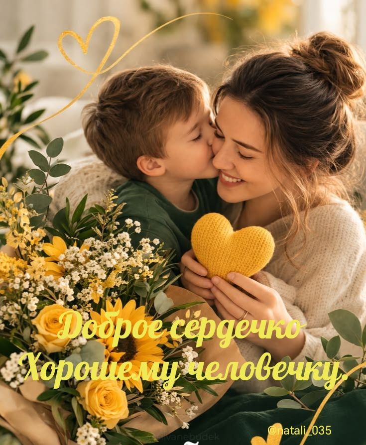 Доброе сердечко Хорошему человечку