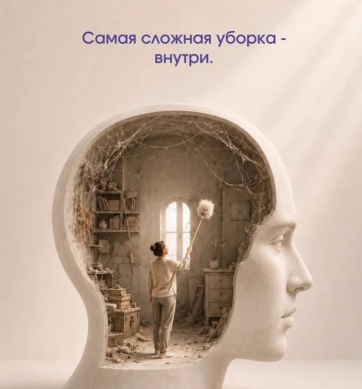 Самая сложная уборка - внутри.