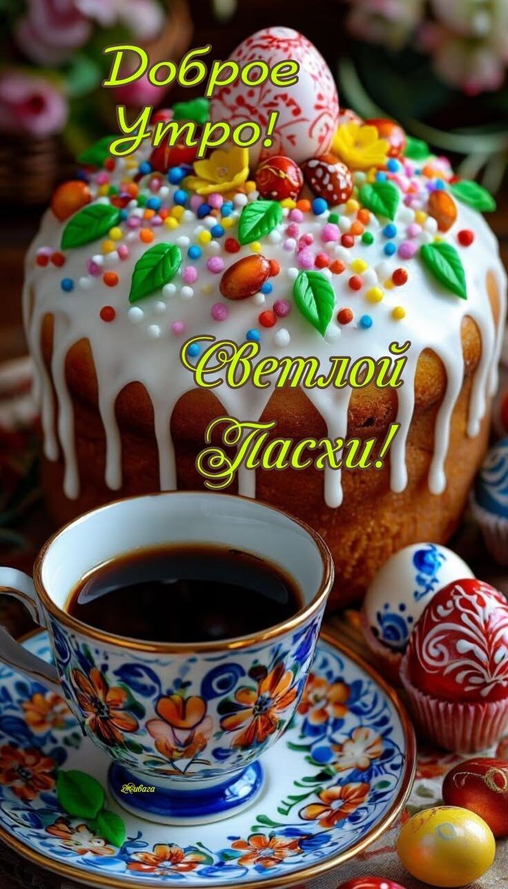 Доброе Утро! Светлой Пасхи!