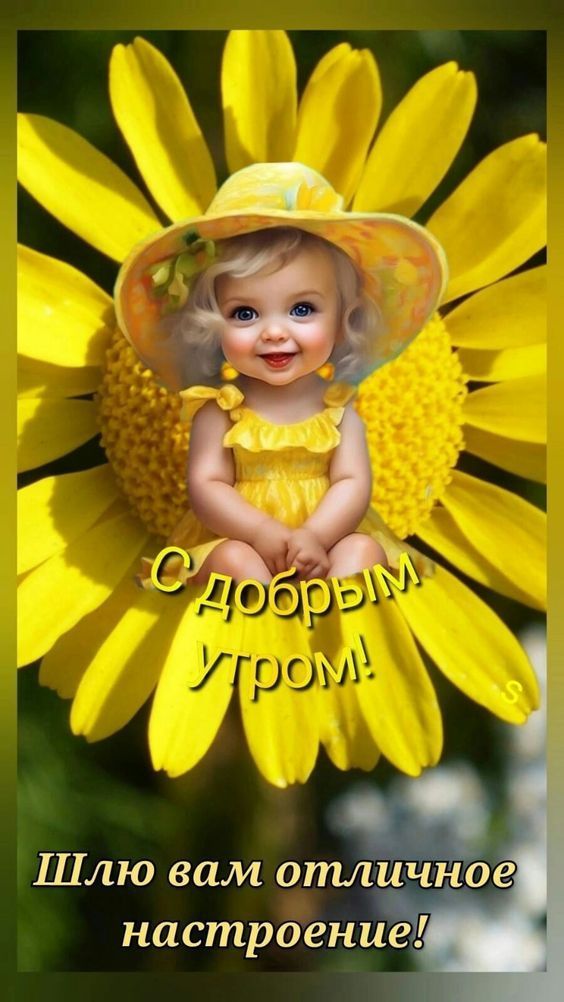 С добрым утром! Шлю вам отличное настроение!