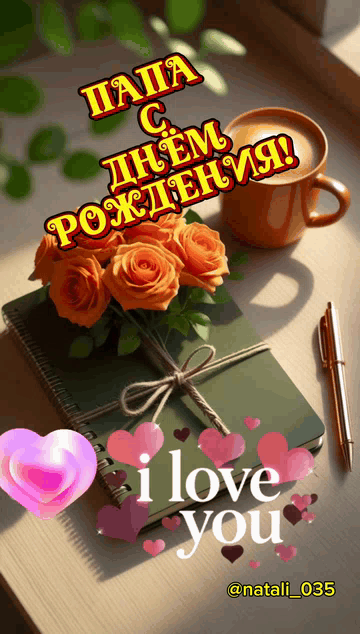 ПАПА С ДНЁМ РОЖДЕНИЯ! i love you