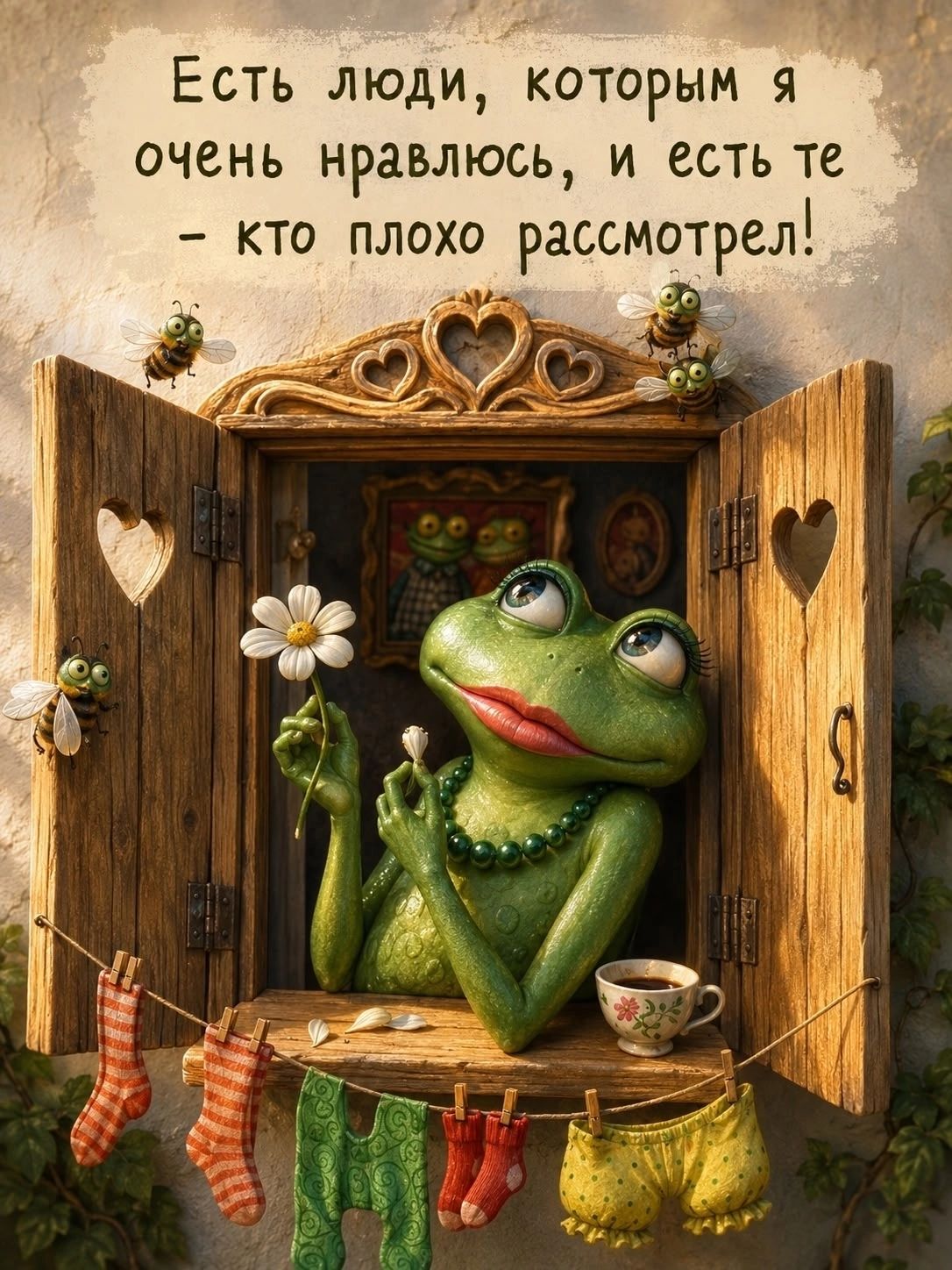 Есть люди, которым я очень нравлюсь, и есть те — кто плохо рассмотрел!