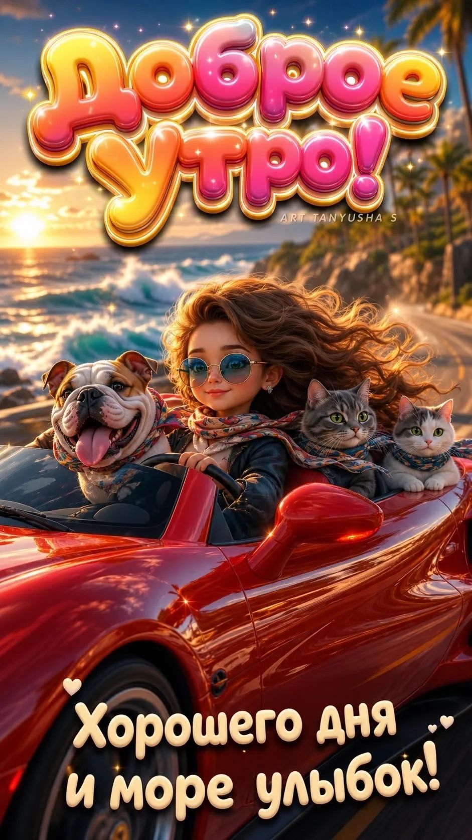 Доброе Утро! ART TANYUSHA S Хорошего дня и море улыбок!