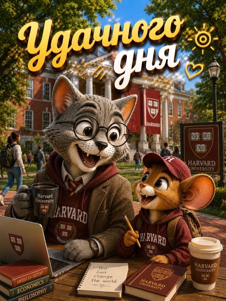 Удачного дня. Harvard University. You can change the world. American History. Economics. Philosophy.