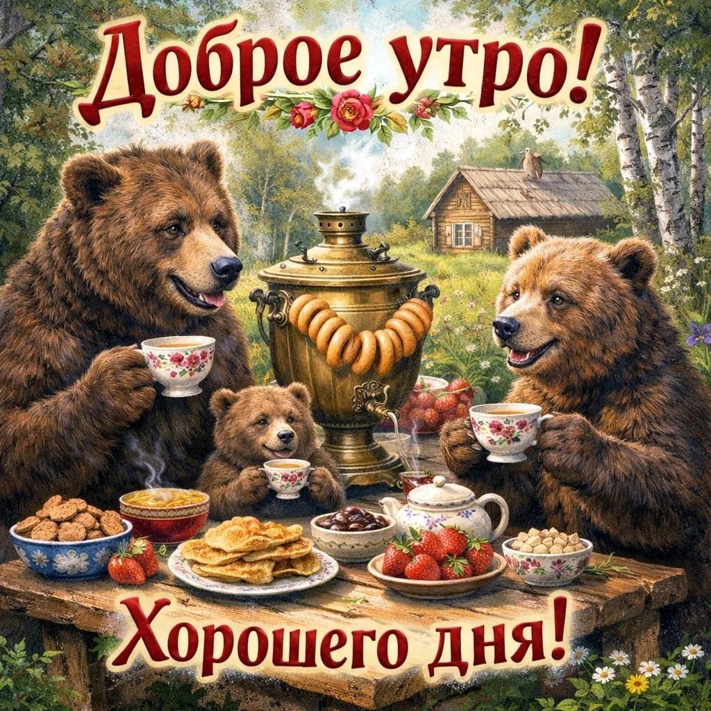 Доброе утро! Хорошего дня!