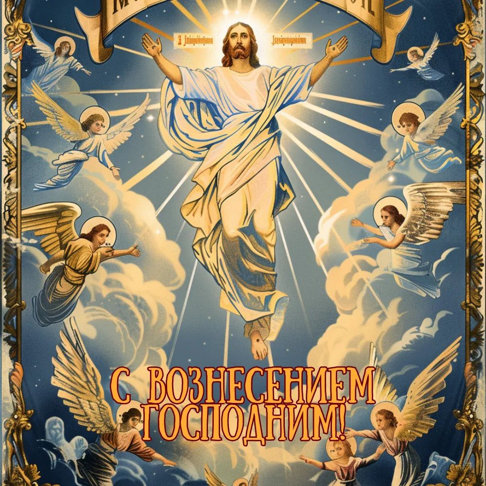 С ВОЗНЕСЕНИЕМ ГОСПОДНИМ!