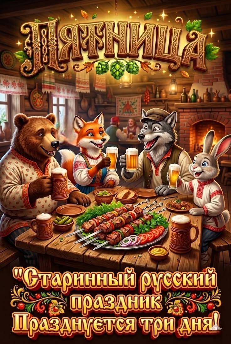 Пятница Старинный русский праздник Празднуется три дня!