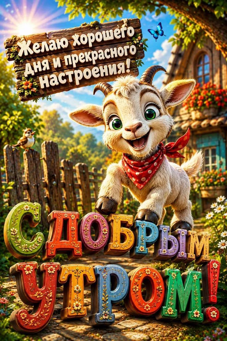 Желаю хорошего дня и прекрасного настроения! С добрым утром!