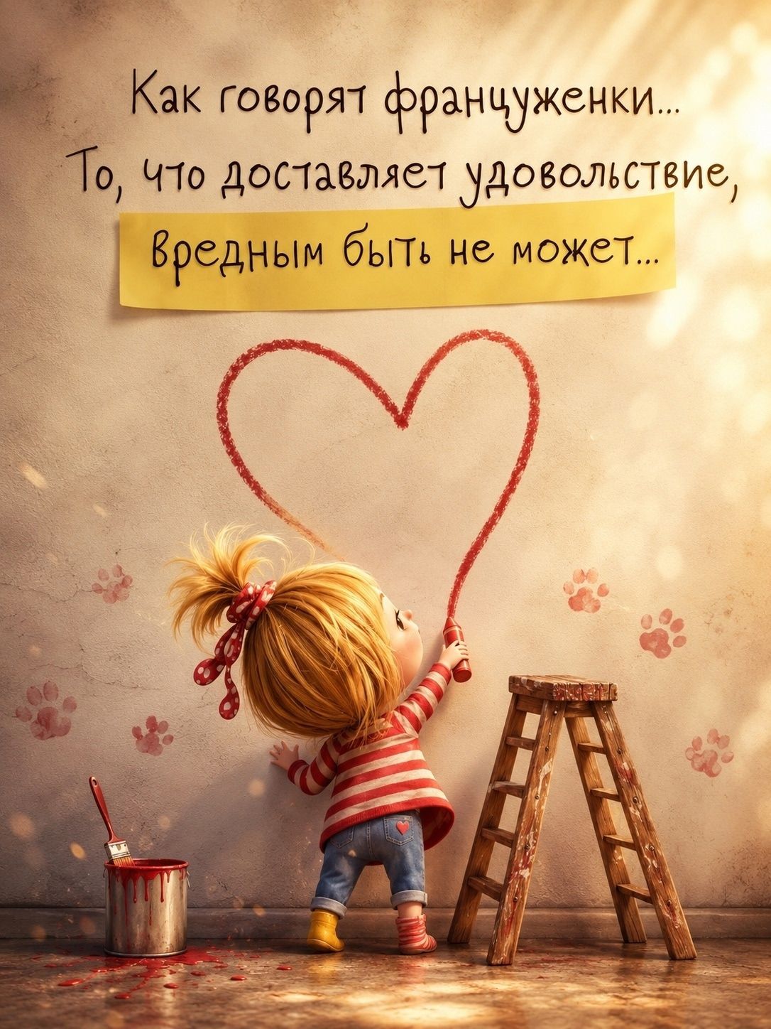 Как говорят француженки... То, что доставляет удовольствие, вредным быть не может...