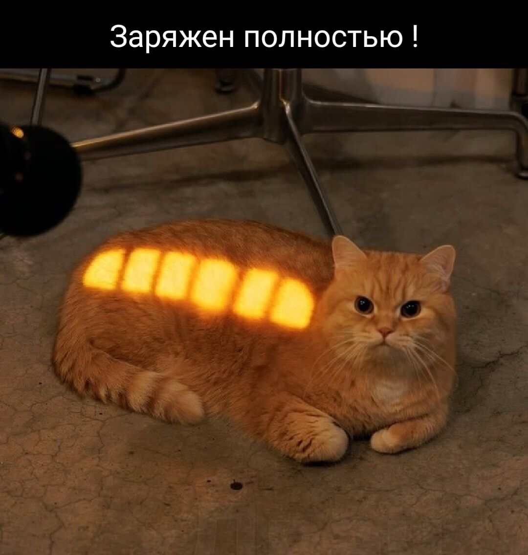 Заряжен полностью !