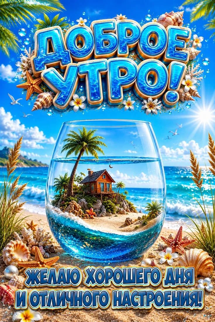 ДОБРОЕ УТРО! ЖЕЛАЮ ХОРОШЕГО ДНЯ И ОТЛИЧНОГО НАСТРОЕНИЯ!