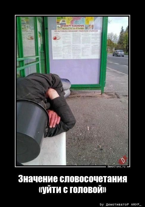 Значение словосочетания «уйти с головой». APARATY SŁUCHOWE. DO AUTOBUSU WSIADAMY PRZEDNIMI DRZWIAMI.