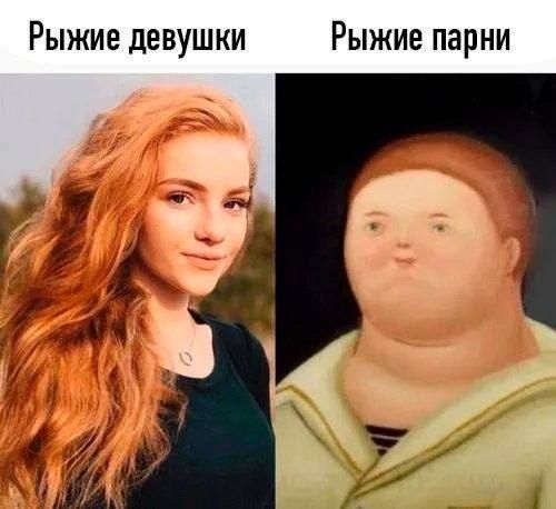 Рыжие девушки Рыжие парни