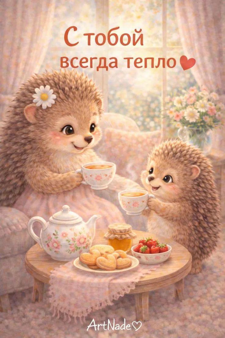 С тобой всегда тепло ❤️