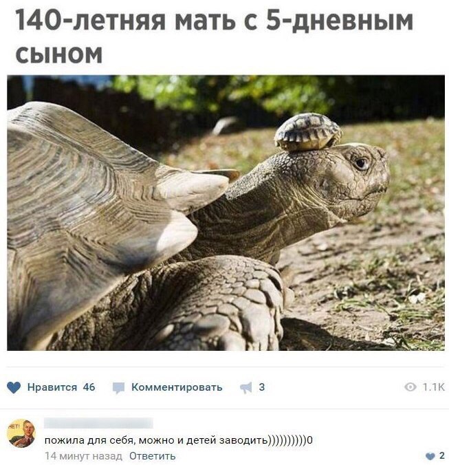 140 летняя мать с 5 дневным сыном Нравигся 46 Комментировать пожила для себя можно и детей заводить0 4 Ответить 1
