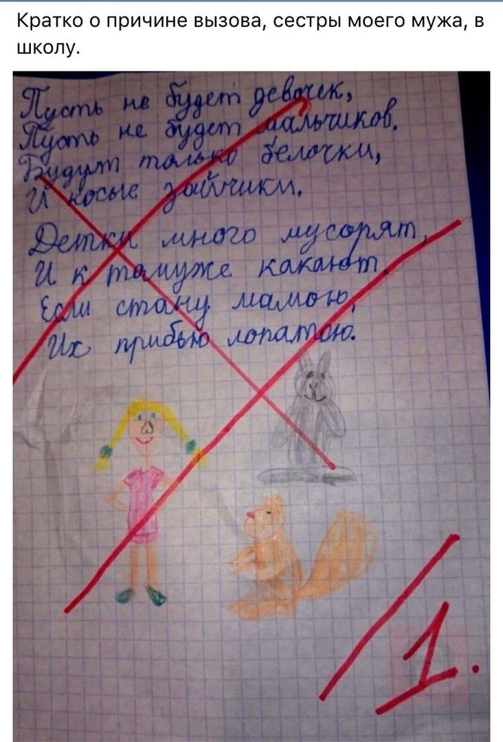 Кратко 0 причине ВЫЗОВЭ сестры МОЭГО мужа В школу